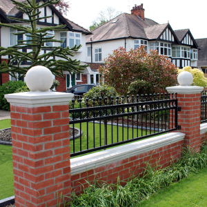 Fluted Pier Caps with Finial